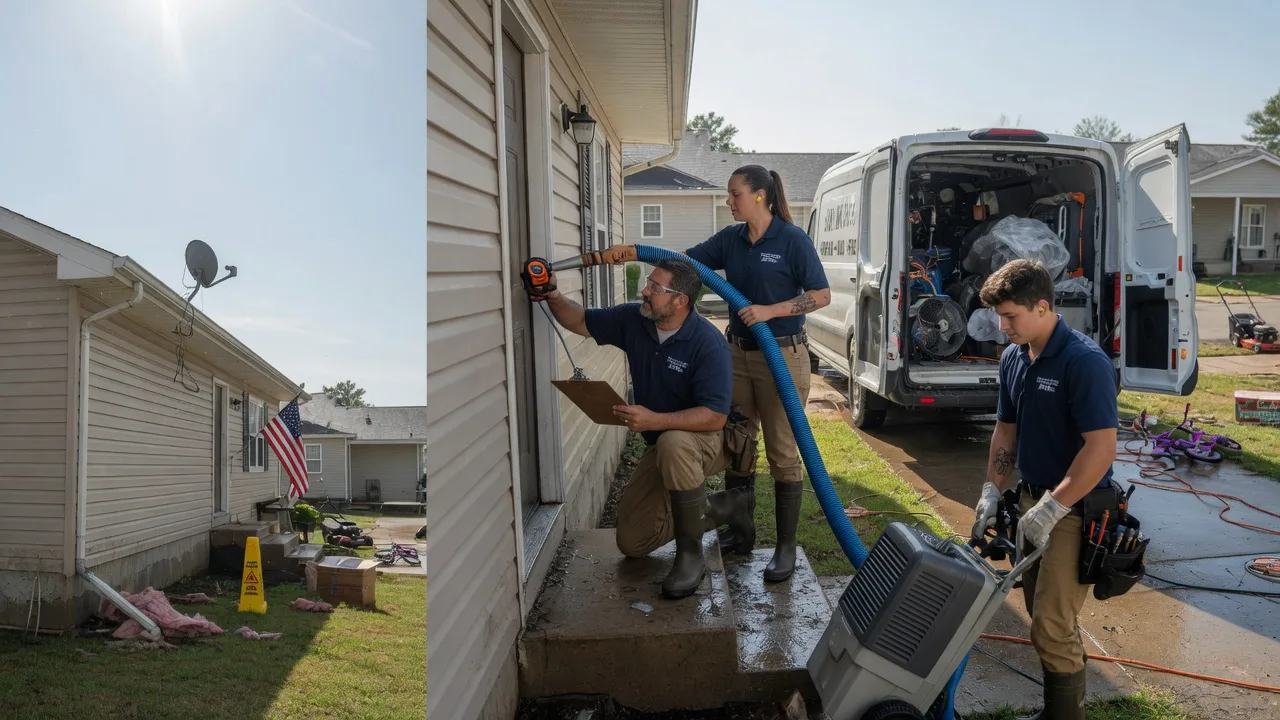 Ceiling Water Damage Restoration in Sabula, IA near me